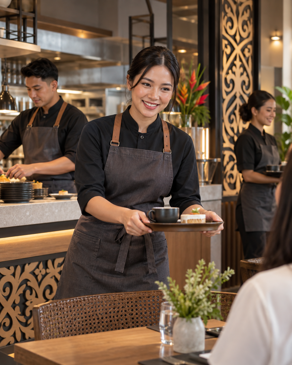 Hospitality and service uniforms