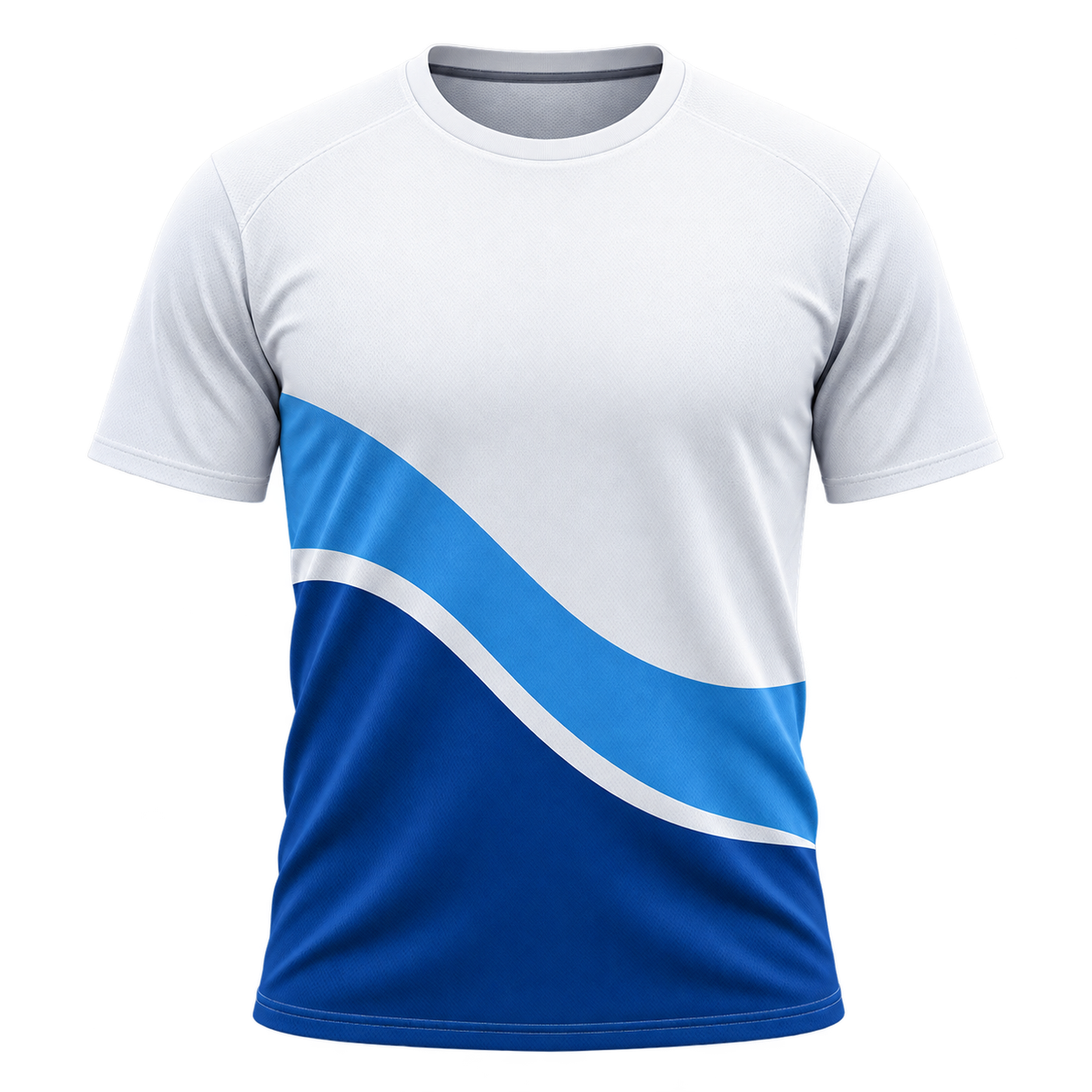Abstract wave jersey design