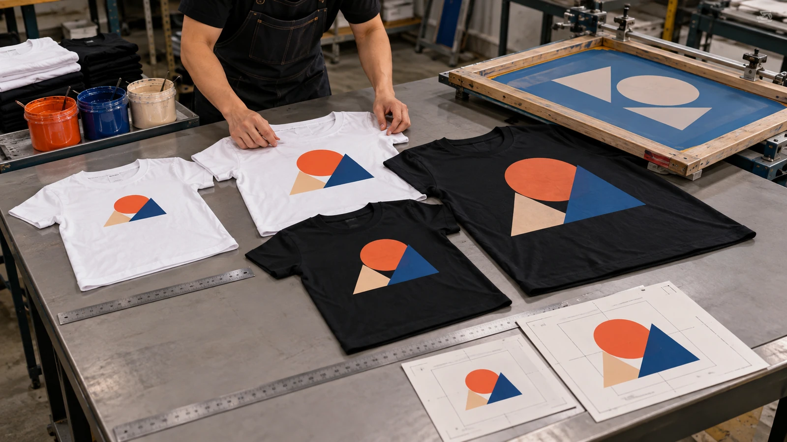 Screen Print Size Across T-Shirt Sizes: One Artwork or Multiple Scales? supporting editorial image