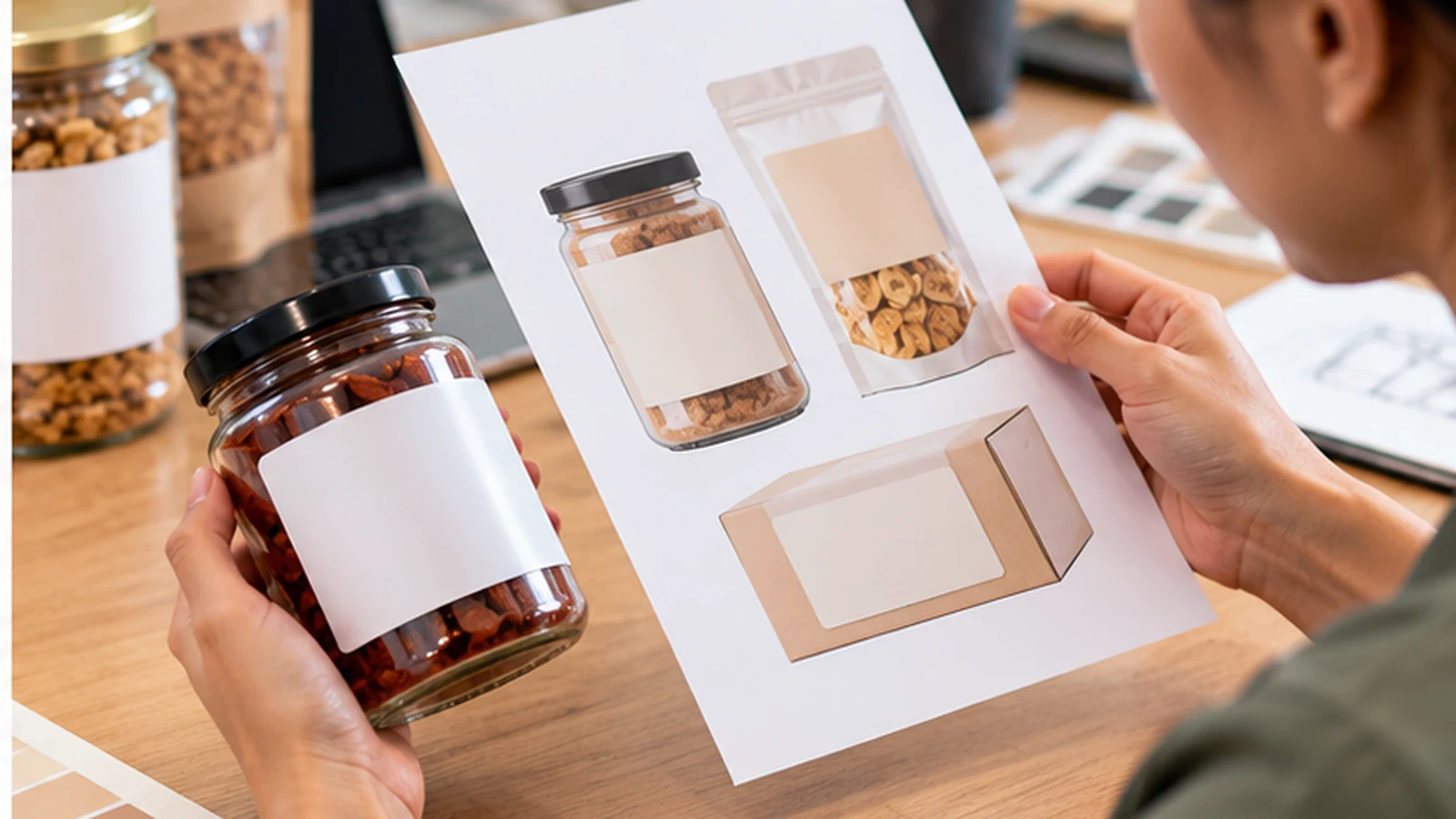 Food packaging label planning for Sarawak products