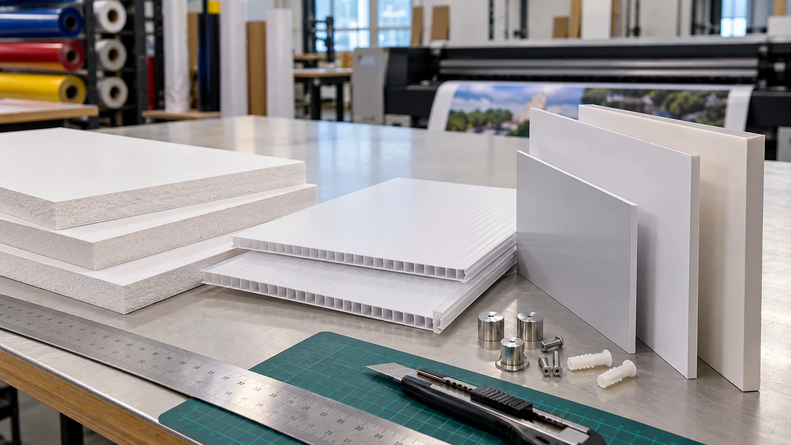 Foamboard, Corrugated Plastic or PVC Board? Choosing a Rigid Display Material