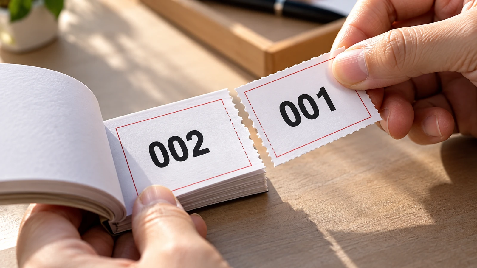 Numbered Coupon Books: Plan the Stub, Perforation and Sequence Before Printing supporting image