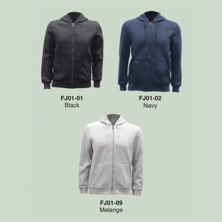 LEFONSE FJ01 Fleece Zip Hoodie Jacket Unisex 280gsm - Image 2