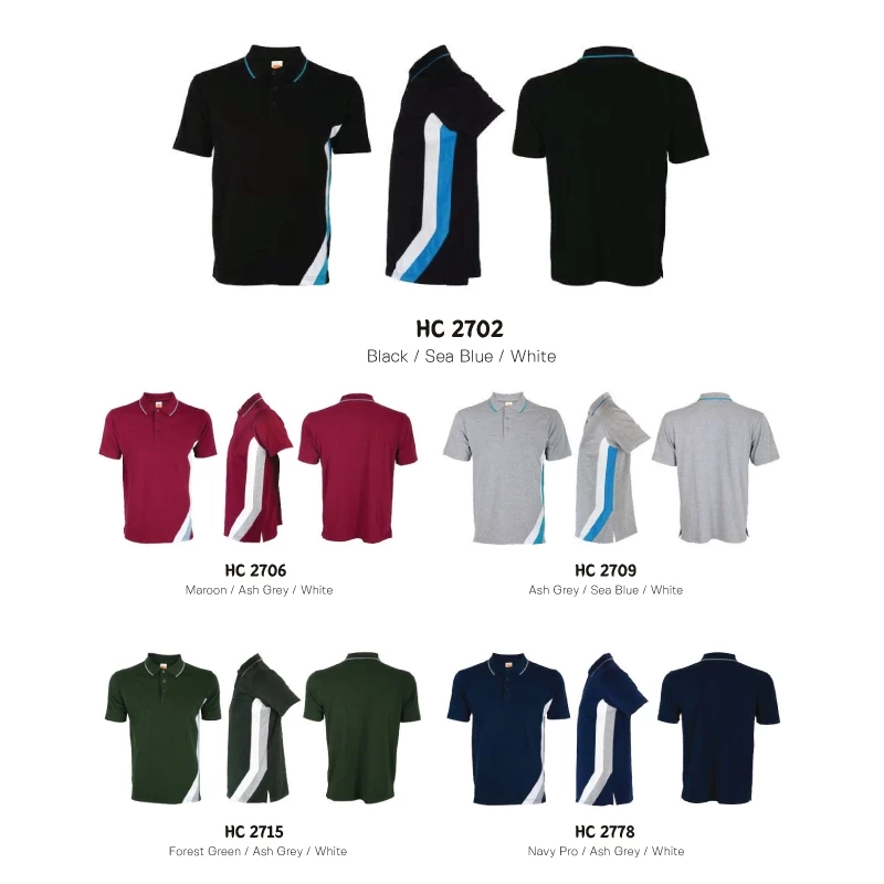 JCP x OREN SPORT Honeycomb Premium Polo Shirt Plain Polo Unisex Baju Polo Lelaki Tshirt Polo Tee Baju Berkolar HC27 - Image 2