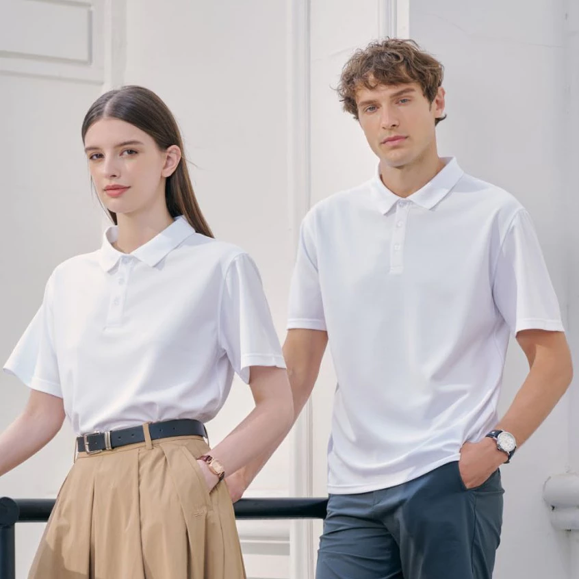 LEFONSE M5000 Cotton Feel Microfiber Quick Dry Polo Unisex 180gsm - Image 3