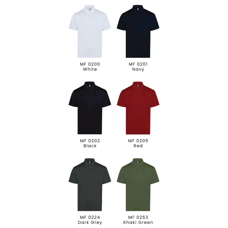 JCP x OREN SPORT Premium Dry Fit Lightweight Polo Unisex Soft & Comfortable Antiodour Antibacterial Polo Baju Polo MF02 - Image 3