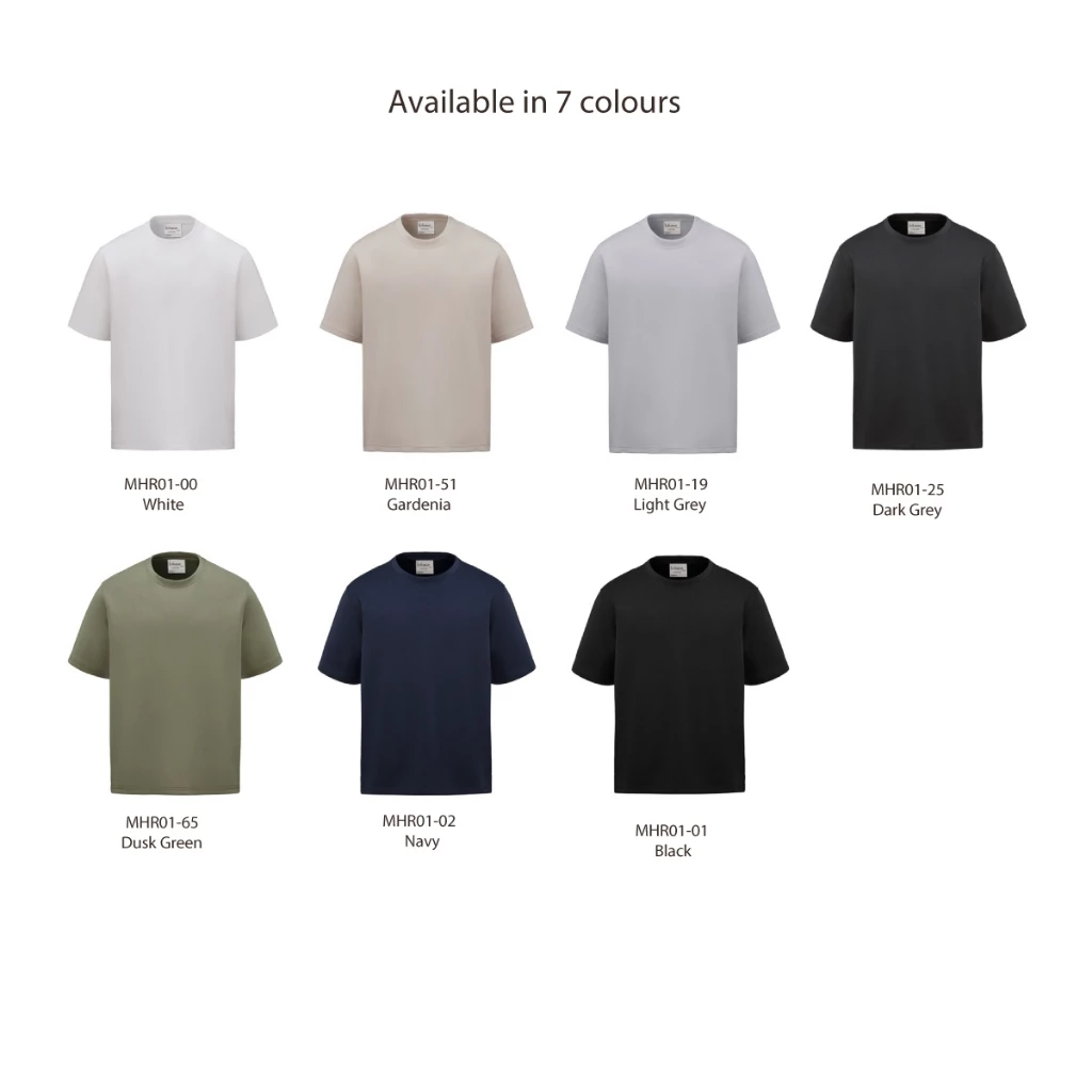LEFONSE MHR01 240gsm Relaxed Fit Round Neck T-Shirt Unisex - Image 2