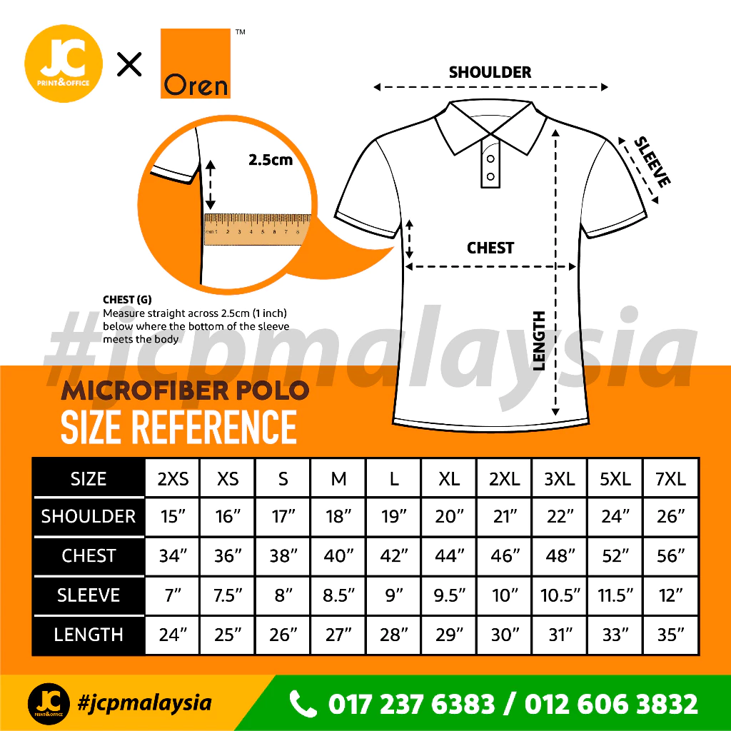 JCP x OREN SPORT The Best Selling Quick Dry Polo T-Shirt QD06 Unisex Sportswear Cool Fit Microfiber Plain Polo - QD06 - Image 9