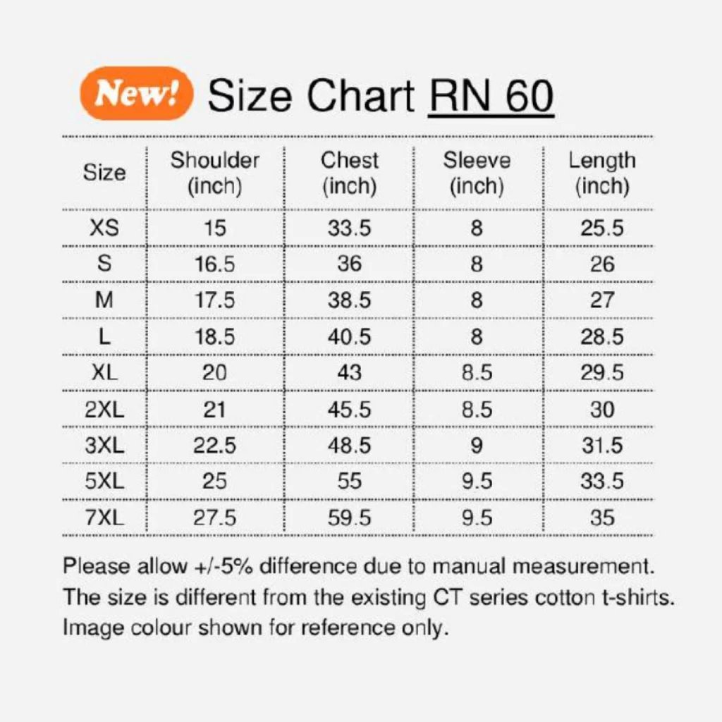 JCP x OREN SPORT Premium Heavy Cotton Crew Neck T-Shirt Unisex 190gsm Ultra Durable Breathable Combed Cotton Tshirt RN60 - Image 3