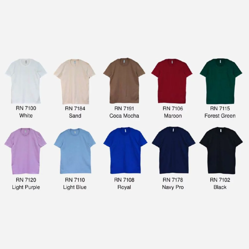JCP x OREN SPORT Ultra Heavy Cotton Crew Neck T-Shirt Unisex 210gsm Sideseamed Ultra Durable Combed Cotton Tshirt RN71 - Image 2