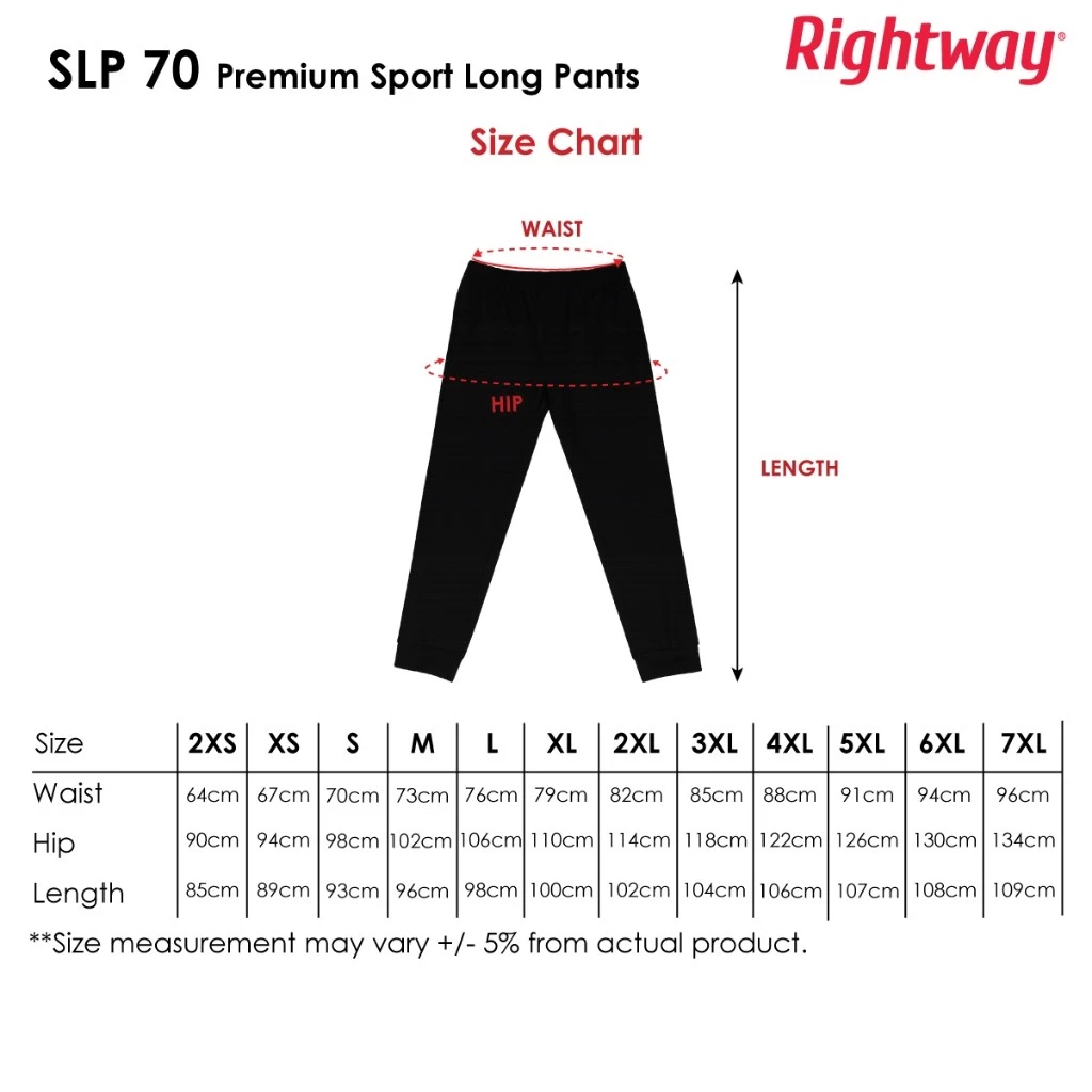 RIGHTWAY Premium Sport Kids Long Pants Children Quick Dry Jogging Seluar Sukan Budak SLPY71 - Image 3